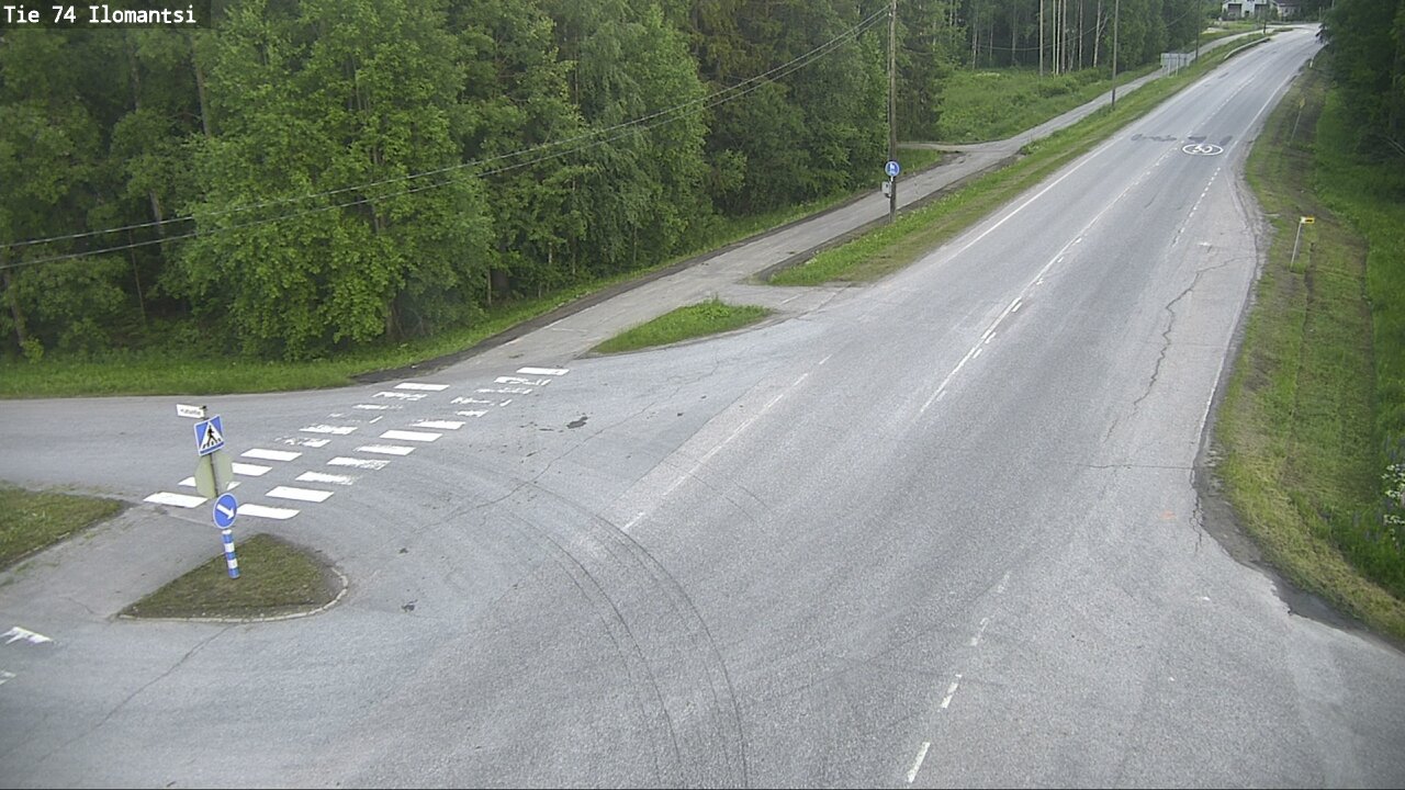 Weather Camera Image Väg 74 Ilomantsi, Ilomantsi, Pohjois-Karjala