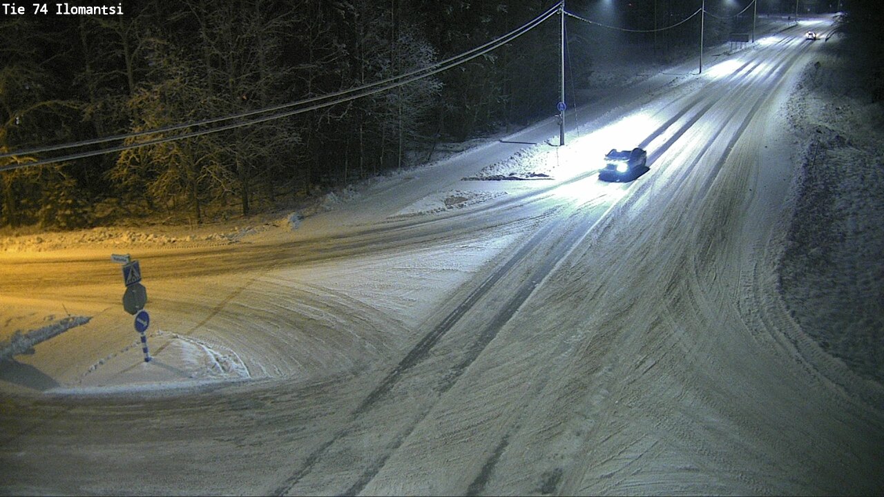 Weather Camera Image Väg 74 Ilomantsi, Ilomantsi, Pohjois-Karjala