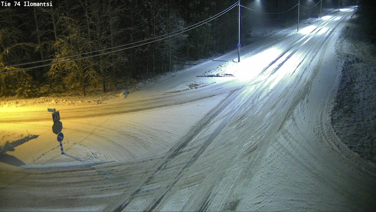Weather Camera Image Väg 74 Ilomantsi, Ilomantsi, Pohjois-Karjala