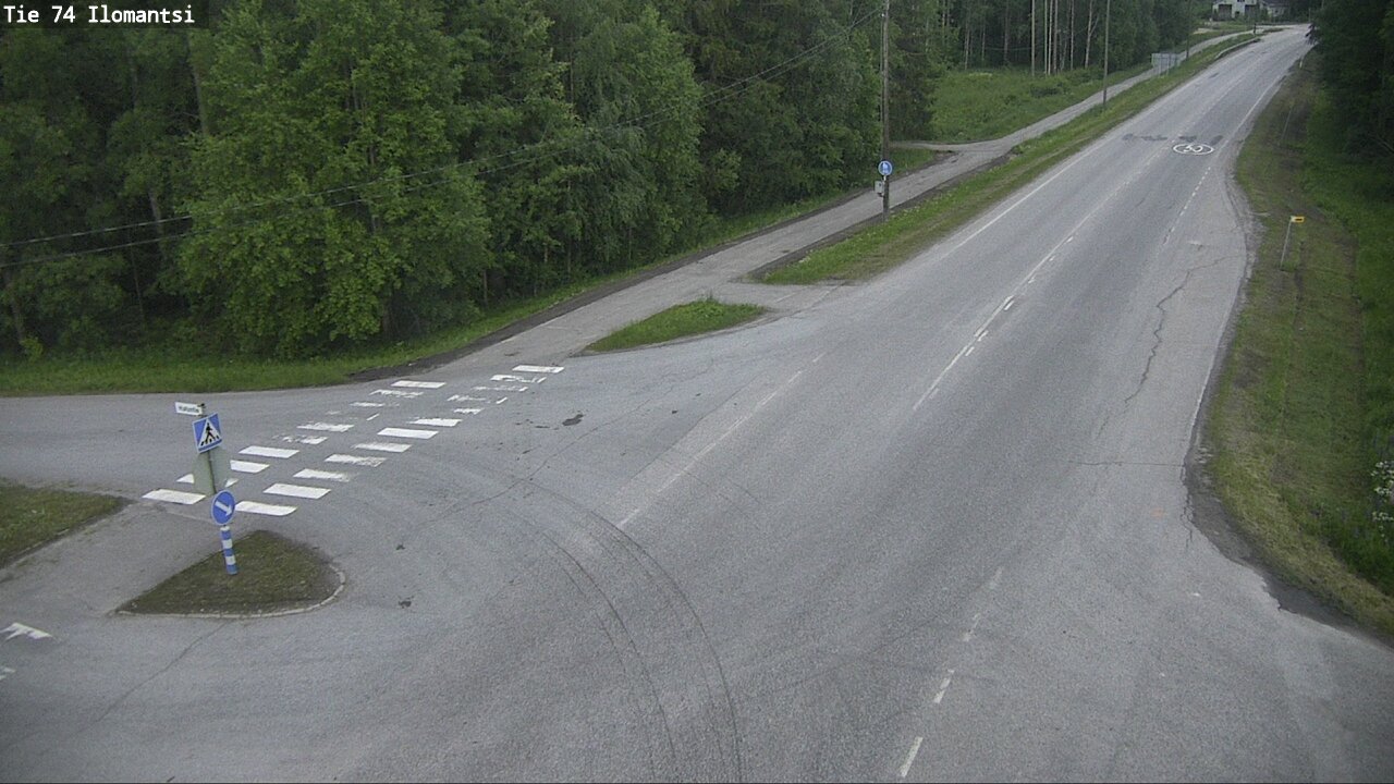 Weather Camera Image Väg 74 Ilomantsi, Ilomantsi, Pohjois-Karjala