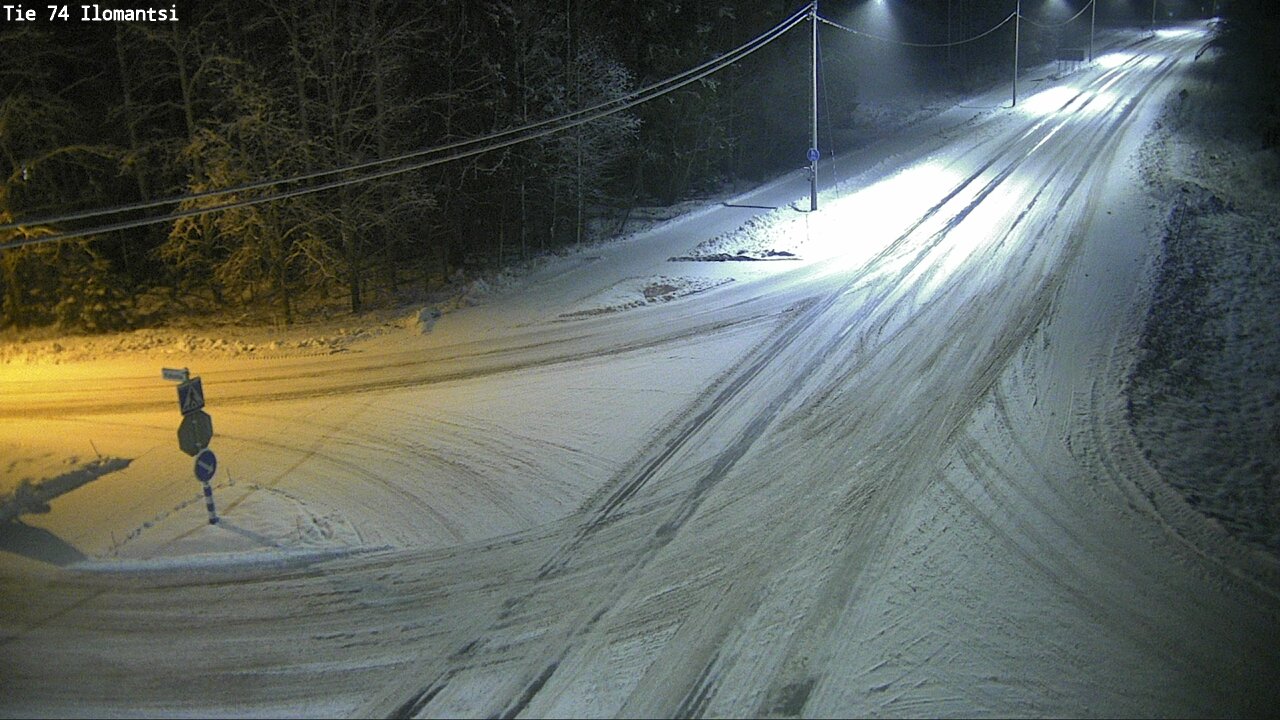Weather Camera Image Väg 74 Ilomantsi, Ilomantsi, Pohjois-Karjala