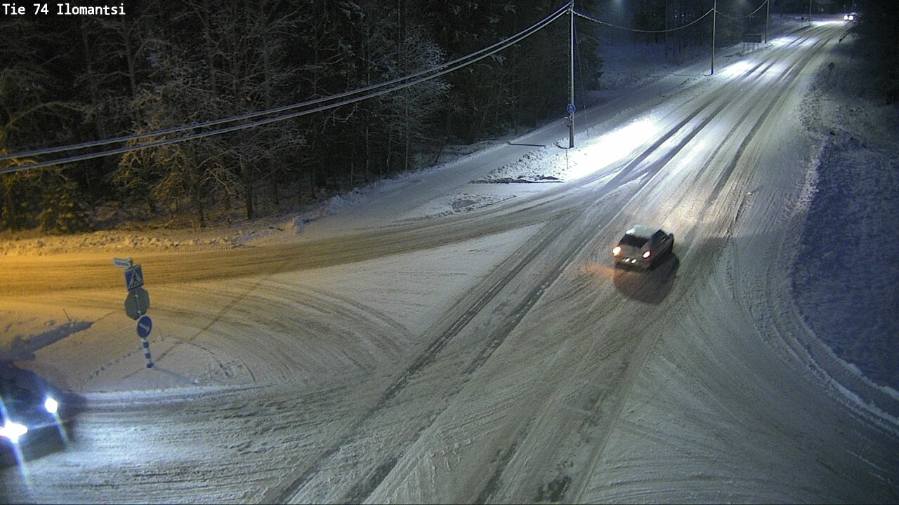 Weather Camera Image Väg 74 Ilomantsi, Ilomantsi, Pohjois-Karjala