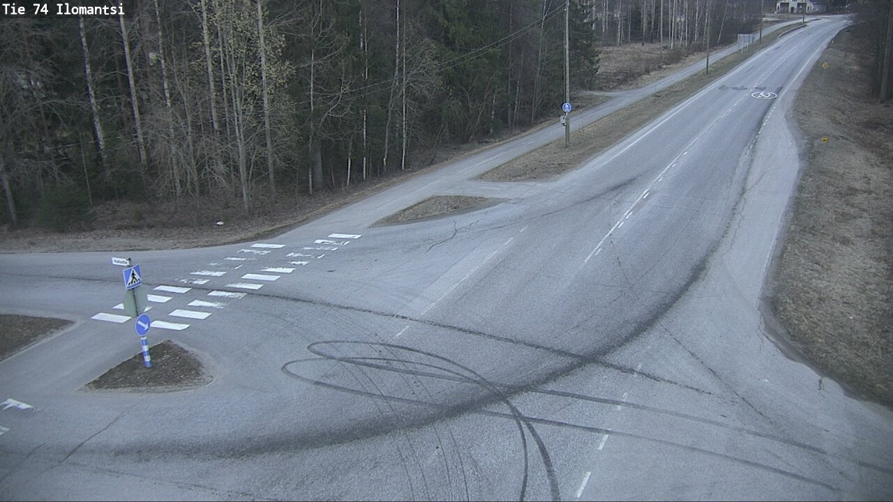 Weather Camera Image Väg 74 Ilomantsi, Ilomantsi, Pohjois-Karjala
