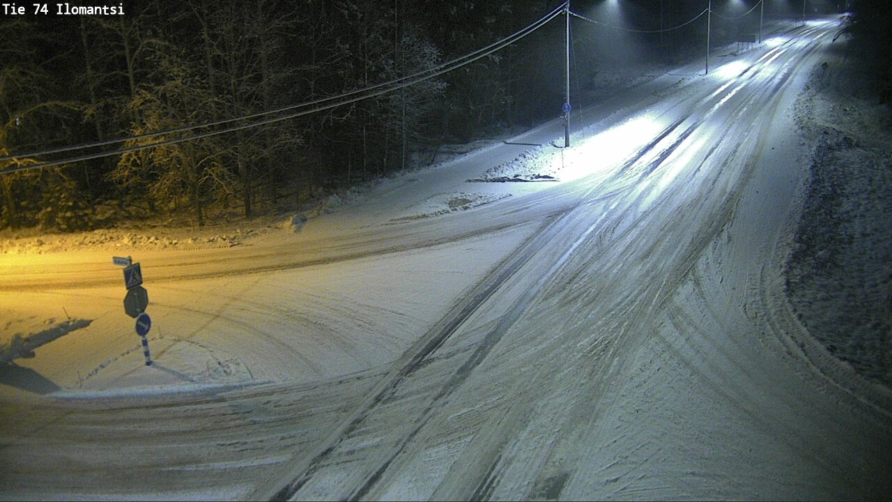 Weather Camera Image Väg 74 Ilomantsi, Ilomantsi, Pohjois-Karjala