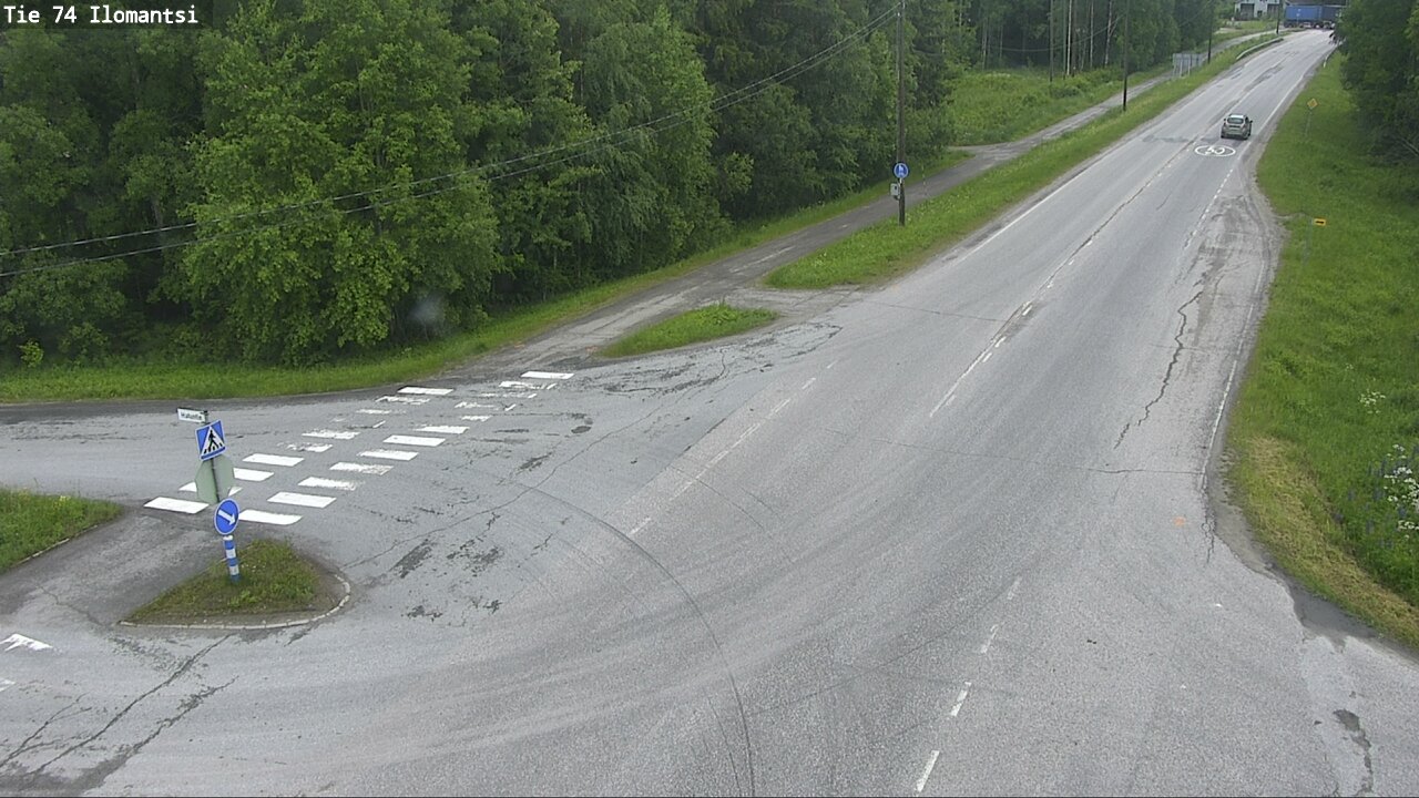 Weather Camera Image Väg 74 Ilomantsi, Ilomantsi, Pohjois-Karjala