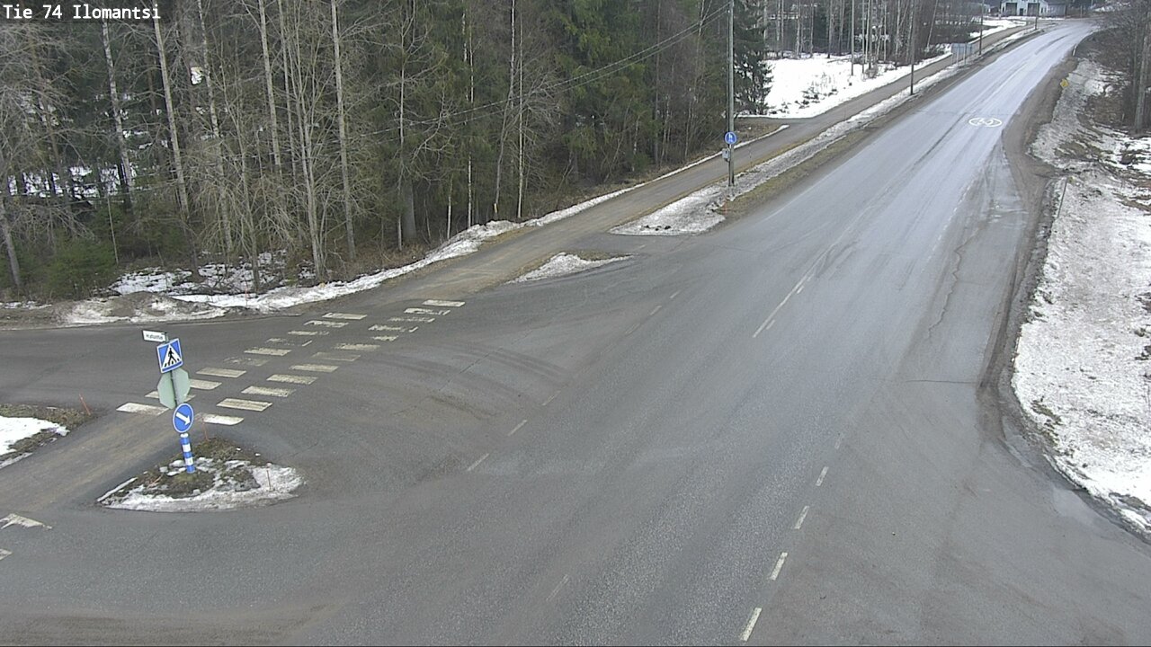 Weather Camera Image Väg 74 Ilomantsi, Ilomantsi, Pohjois-Karjala