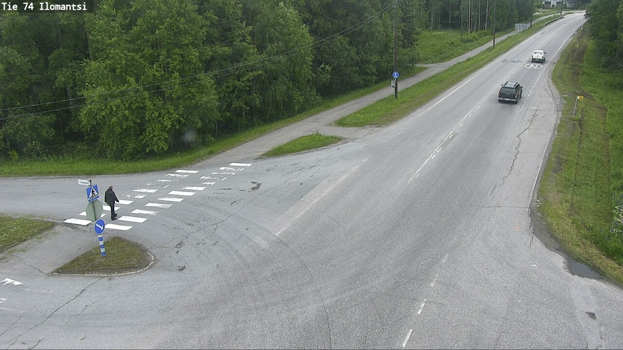 Weather Camera Image Väg 74 Ilomantsi, Ilomantsi, Pohjois-Karjala