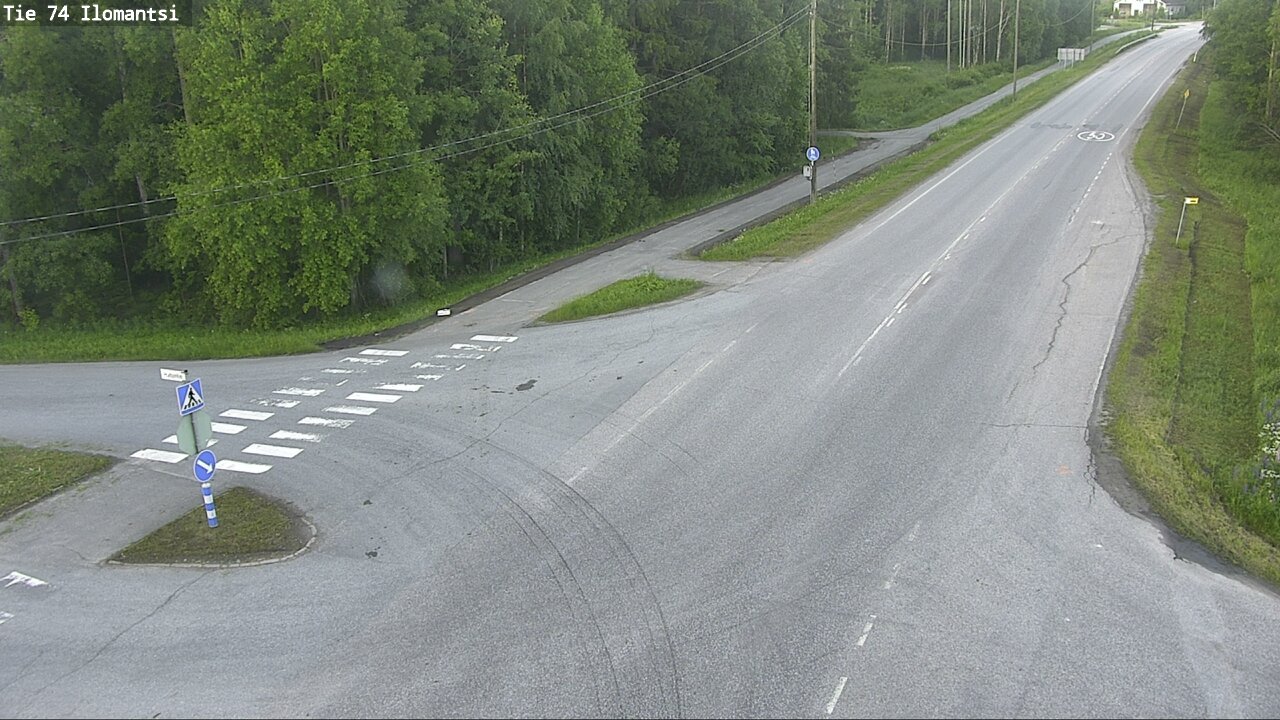 Weather Camera Image Väg 74 Ilomantsi, Ilomantsi, Pohjois-Karjala