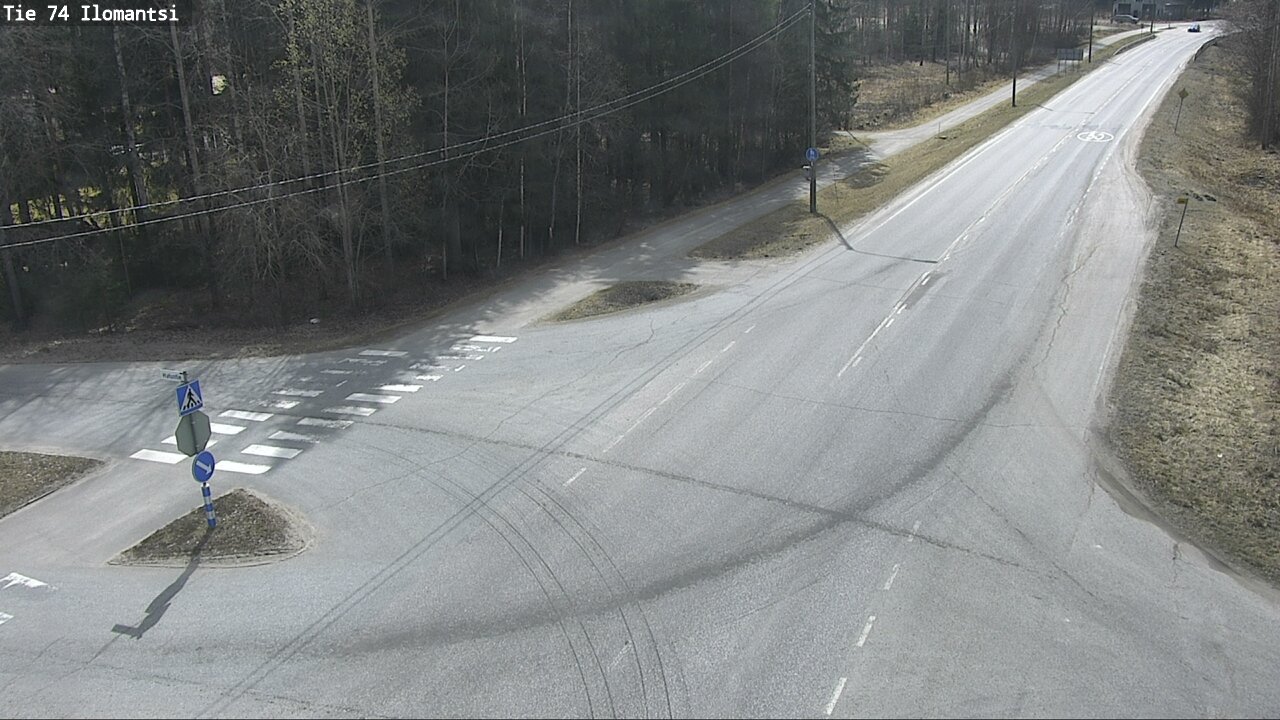 Weather Camera Image Väg 74 Ilomantsi, Ilomantsi, Pohjois-Karjala
