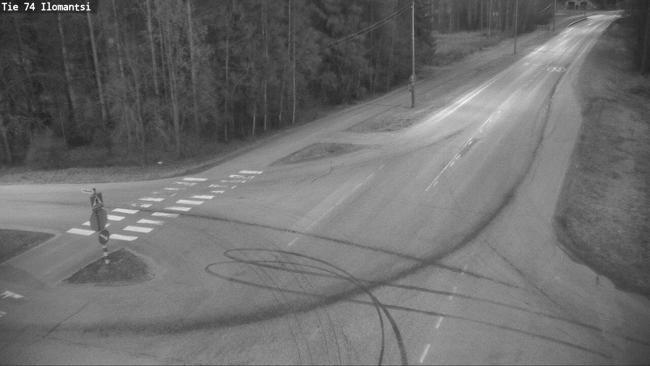 Weather Camera Image Väg 74 Ilomantsi, Ilomantsi, Pohjois-Karjala