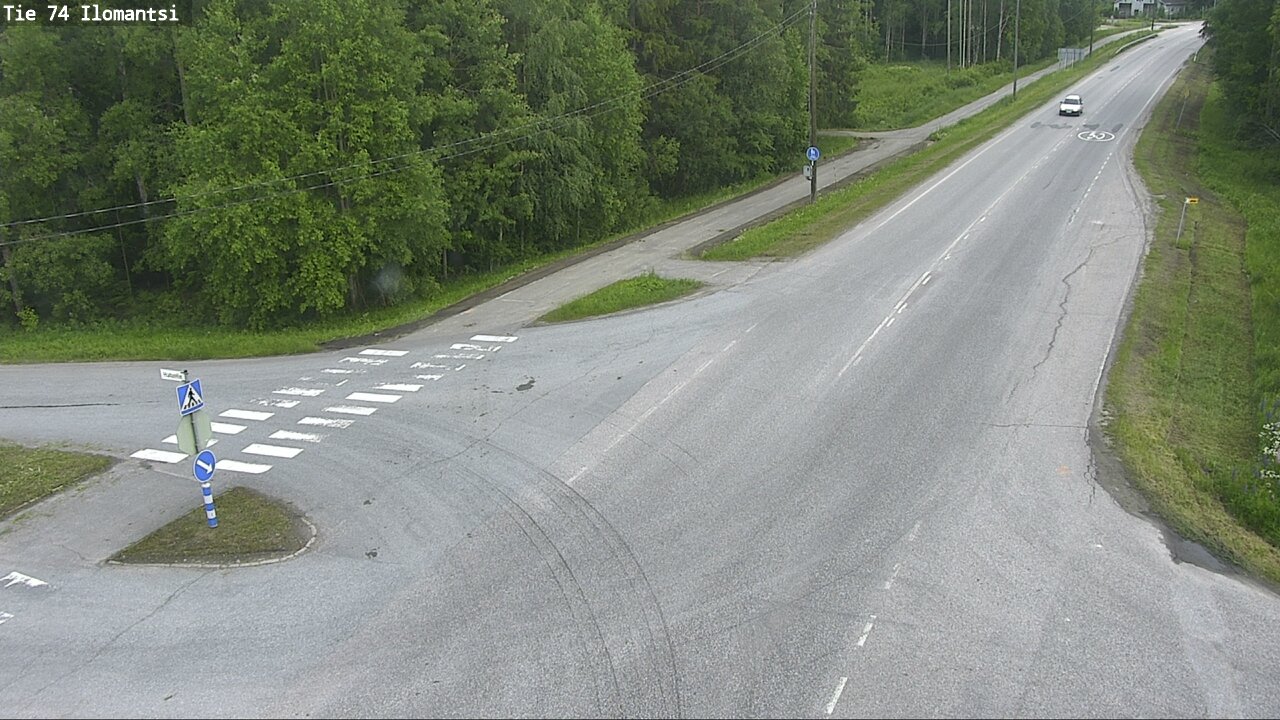Weather Camera Image Väg 74 Ilomantsi, Ilomantsi, Pohjois-Karjala
