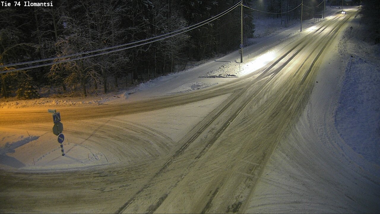 Weather Camera Image Väg 74 Ilomantsi, Ilomantsi, Pohjois-Karjala