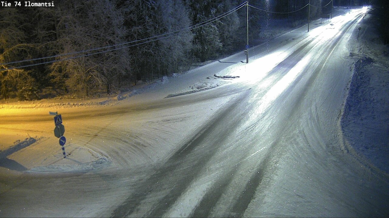 Weather Camera Image Road 74 Ilomantsi, Ilomantsi, Pohjois-Karjala