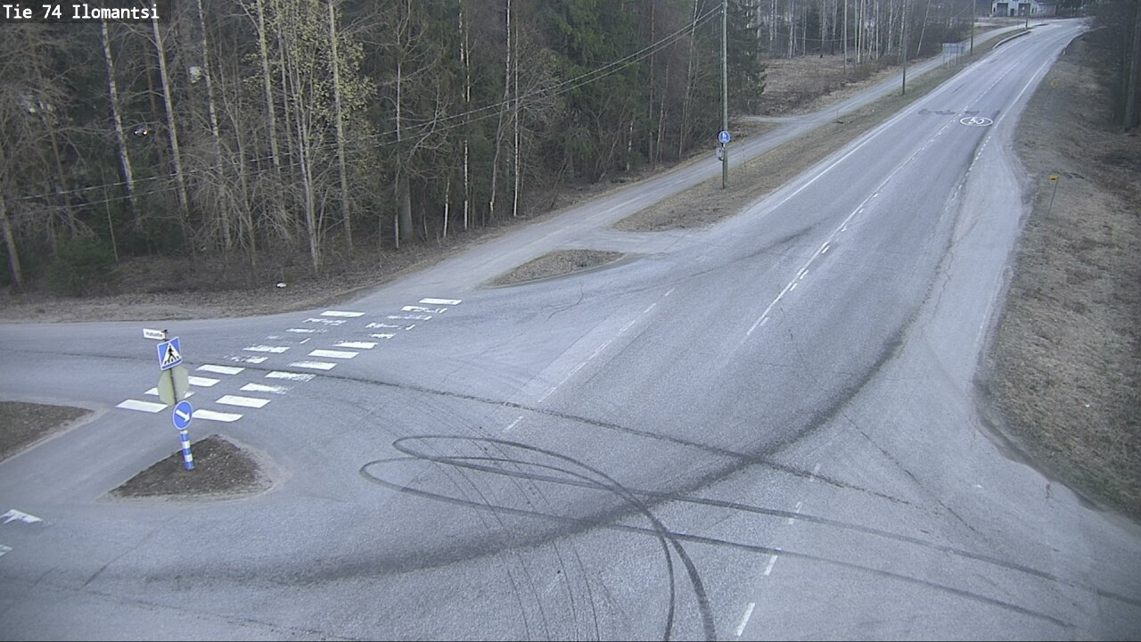 Weather Camera Image Väg 74 Ilomantsi, Ilomantsi, Pohjois-Karjala