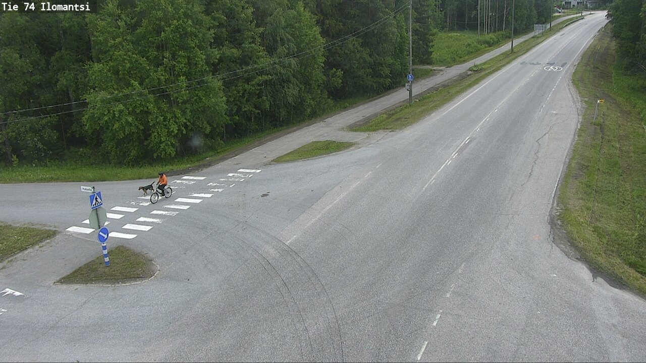 Weather Camera Image Väg 74 Ilomantsi, Ilomantsi, Pohjois-Karjala