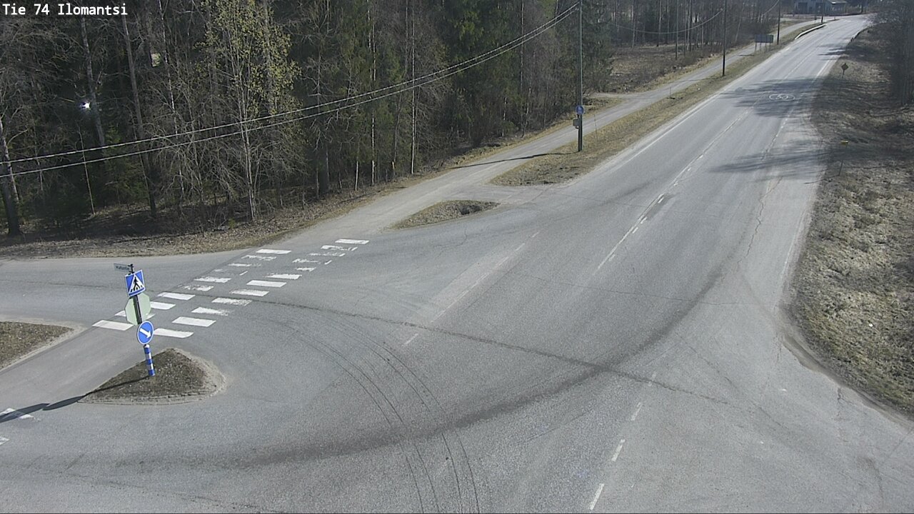 Weather Camera Image Väg 74 Ilomantsi, Ilomantsi, Pohjois-Karjala