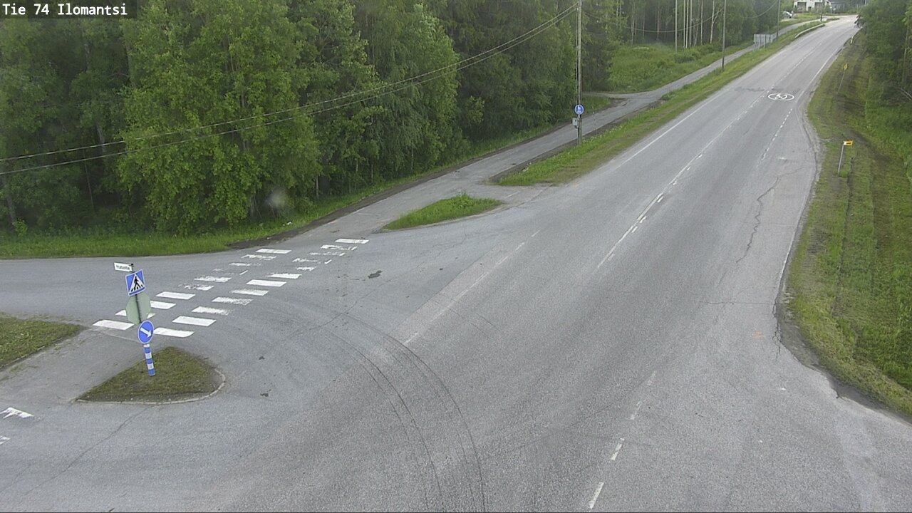 Weather Camera Image Väg 74 Ilomantsi, Ilomantsi, Pohjois-Karjala