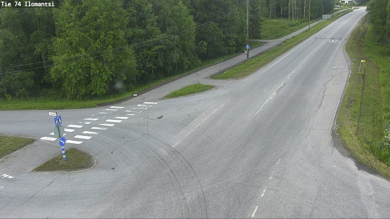 Weather Camera Image Väg 74 Ilomantsi, Ilomantsi, Pohjois-Karjala
