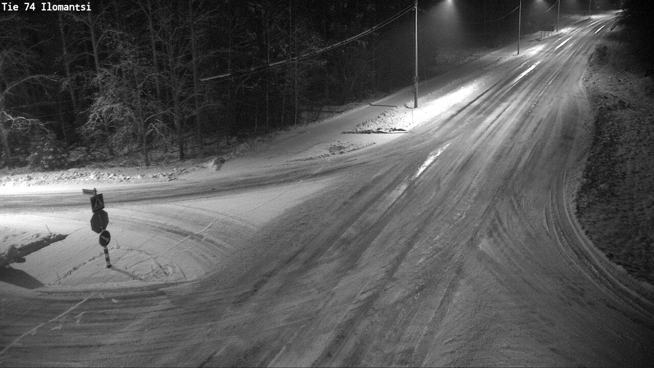 Weather Camera Image Väg 74 Ilomantsi, Ilomantsi, Pohjois-Karjala