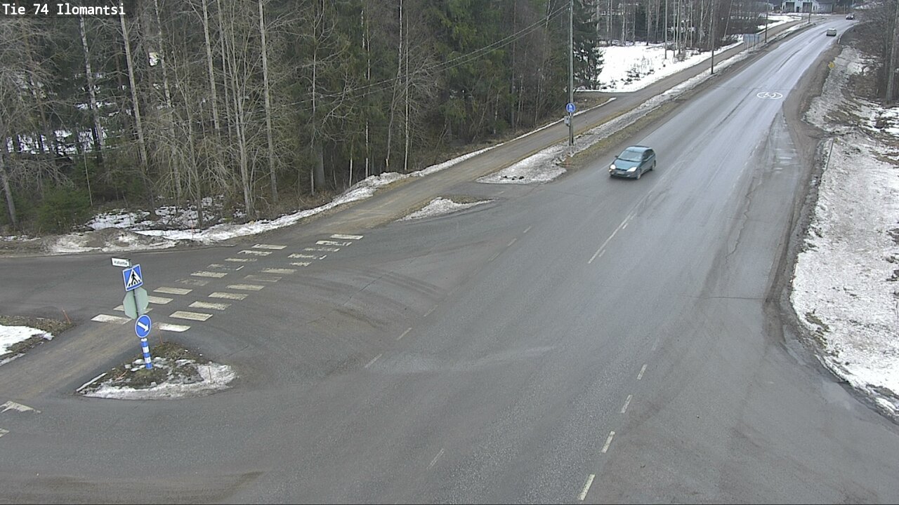 Weather Camera Image Väg 74 Ilomantsi, Ilomantsi, Pohjois-Karjala