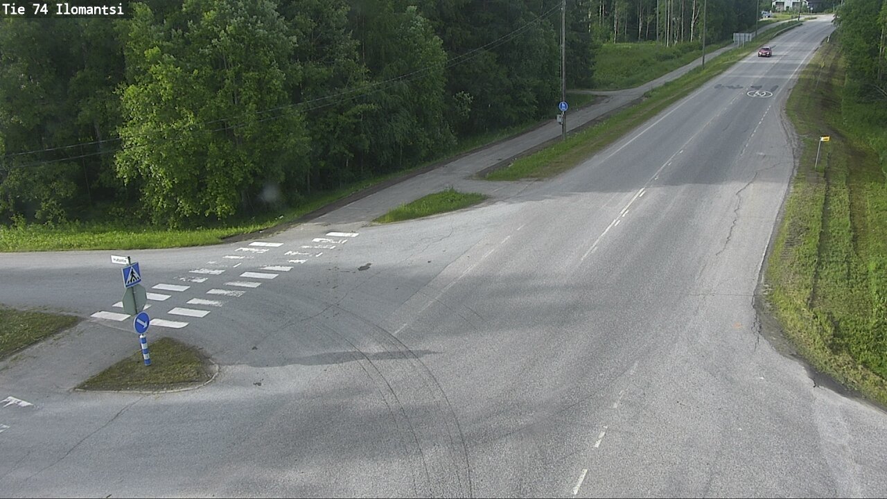 Weather Camera Image Väg 74 Ilomantsi, Ilomantsi, Pohjois-Karjala
