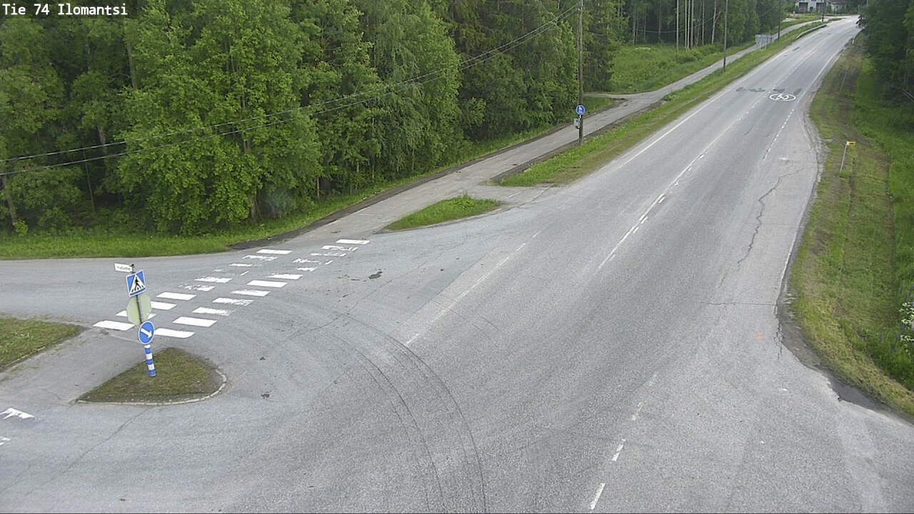 Weather Camera Image Väg 74 Ilomantsi, Ilomantsi, Pohjois-Karjala