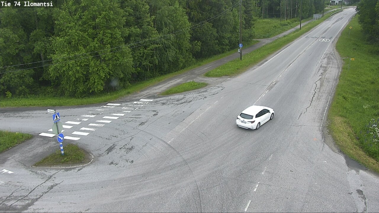 Weather Camera Image Väg 74 Ilomantsi, Ilomantsi, Pohjois-Karjala