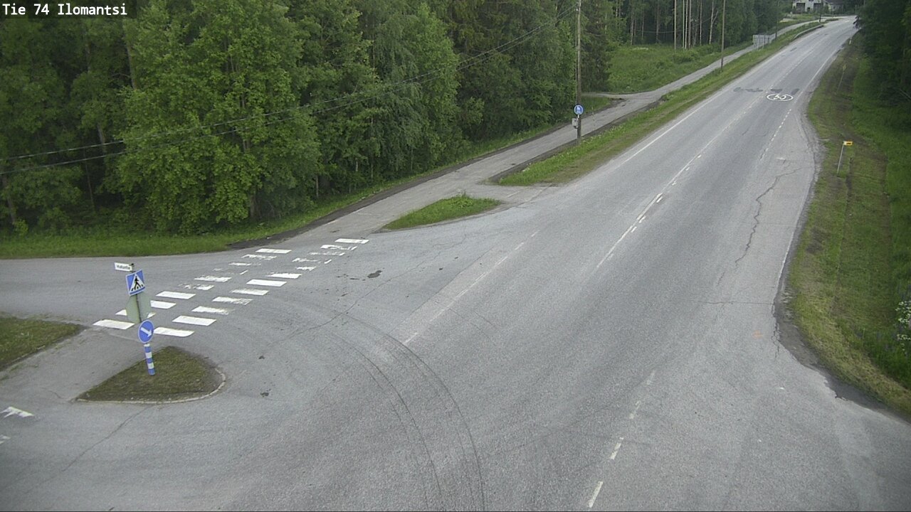 Weather Camera Image Väg 74 Ilomantsi, Ilomantsi, Pohjois-Karjala