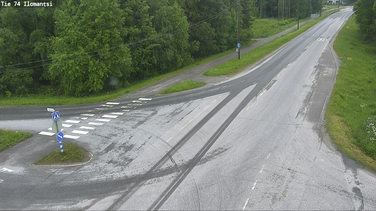 Weather Camera Image Väg 74 Ilomantsi, Ilomantsi, Pohjois-Karjala