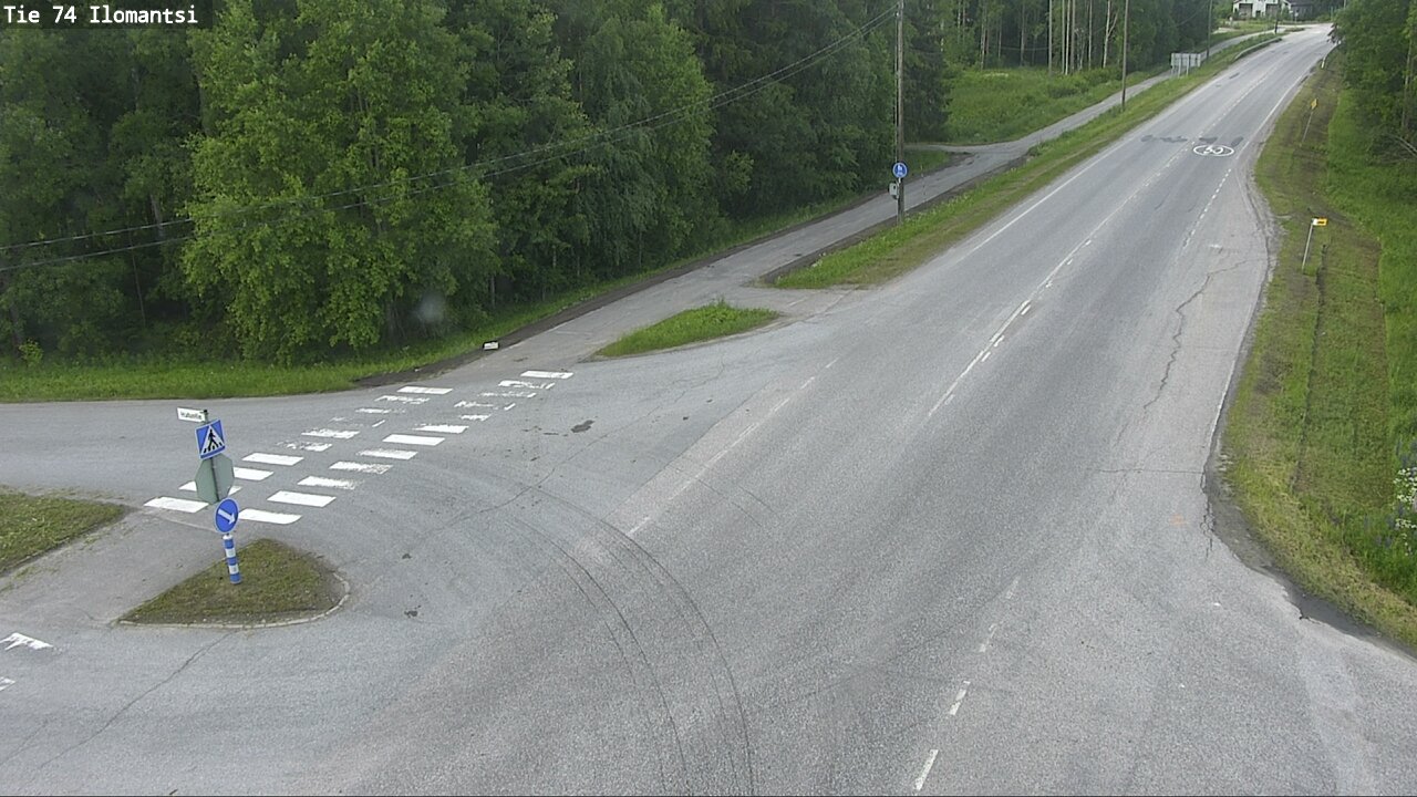 Weather Camera Image Väg 74 Ilomantsi, Ilomantsi, Pohjois-Karjala