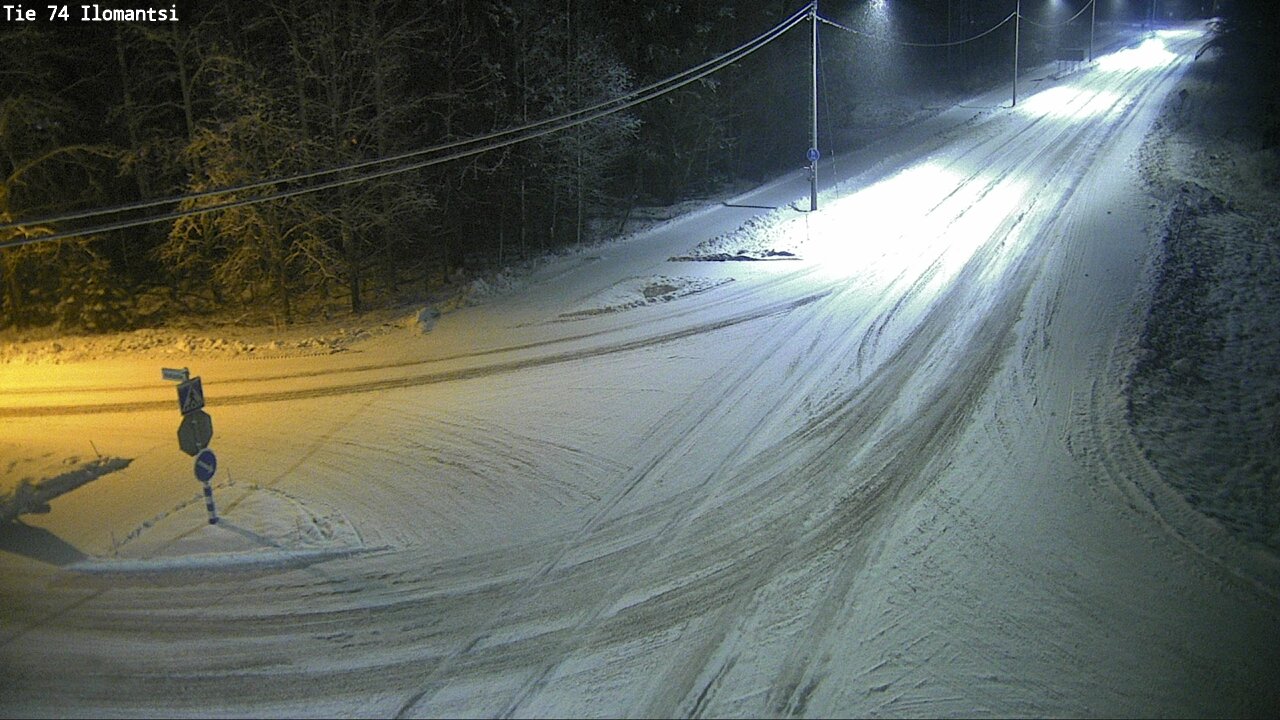 Weather Camera Image Väg 74 Ilomantsi, Ilomantsi, Pohjois-Karjala