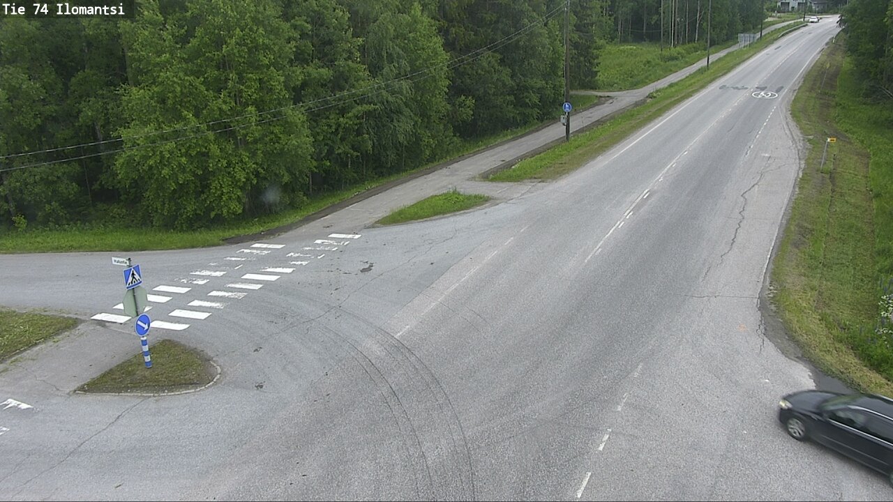 Weather Camera Image Väg 74 Ilomantsi, Ilomantsi, Pohjois-Karjala