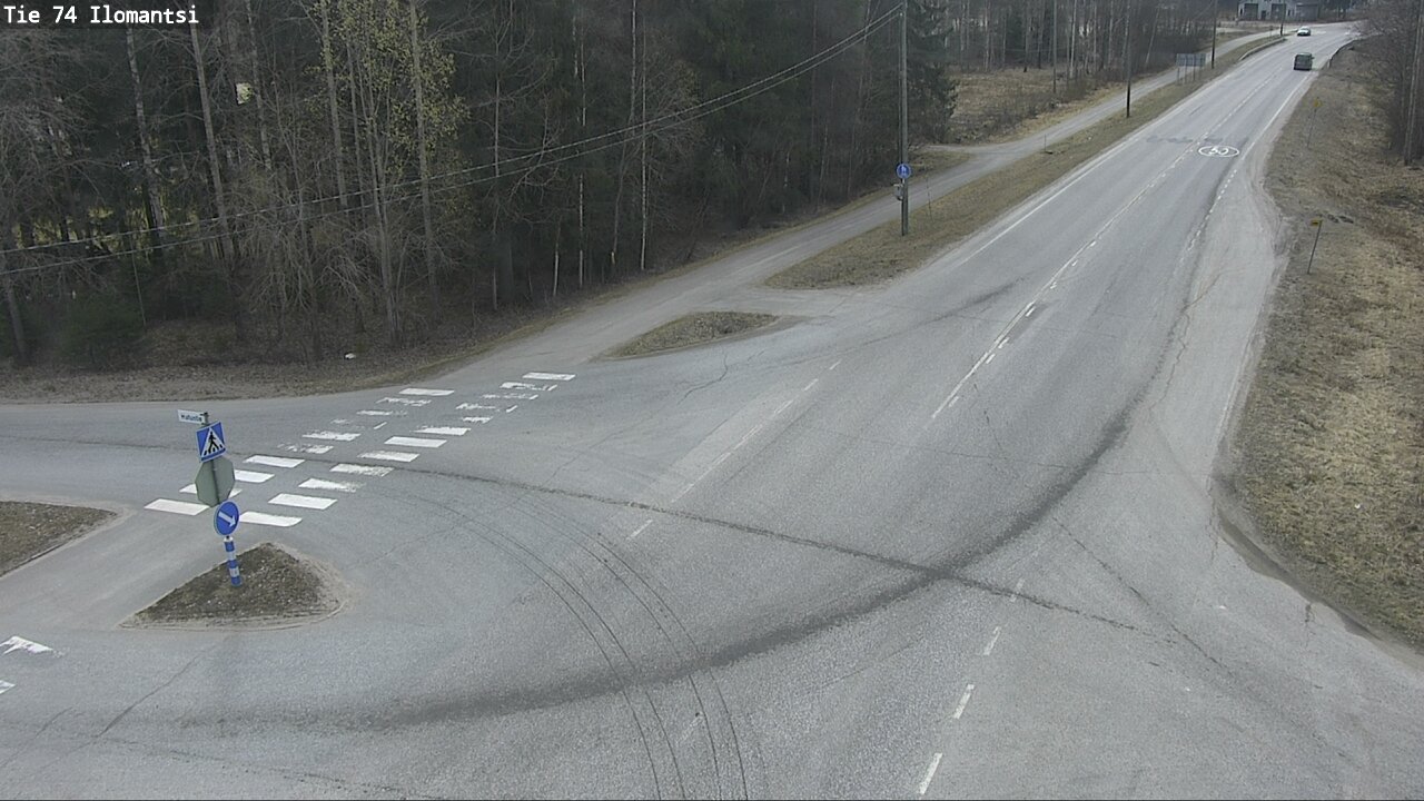 Weather Camera Image Väg 74 Ilomantsi, Ilomantsi, Pohjois-Karjala