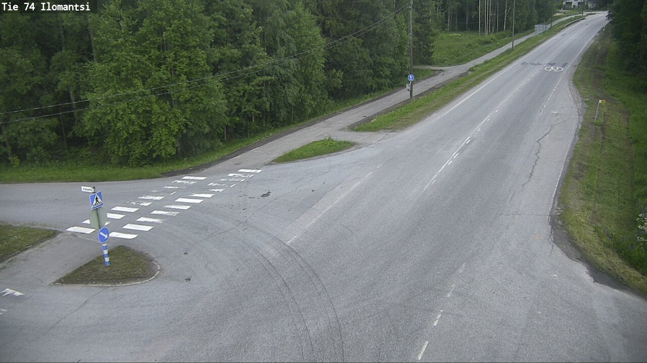 Weather Camera Image Väg 74 Ilomantsi, Ilomantsi, Pohjois-Karjala