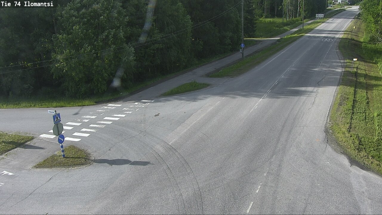 Weather Camera Image Väg 74 Ilomantsi, Ilomantsi, Pohjois-Karjala