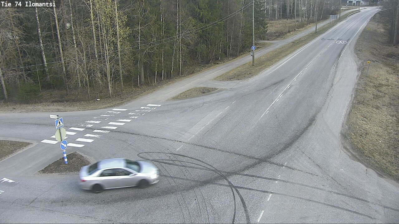 Weather Camera Image Väg 74 Ilomantsi, Ilomantsi, Pohjois-Karjala