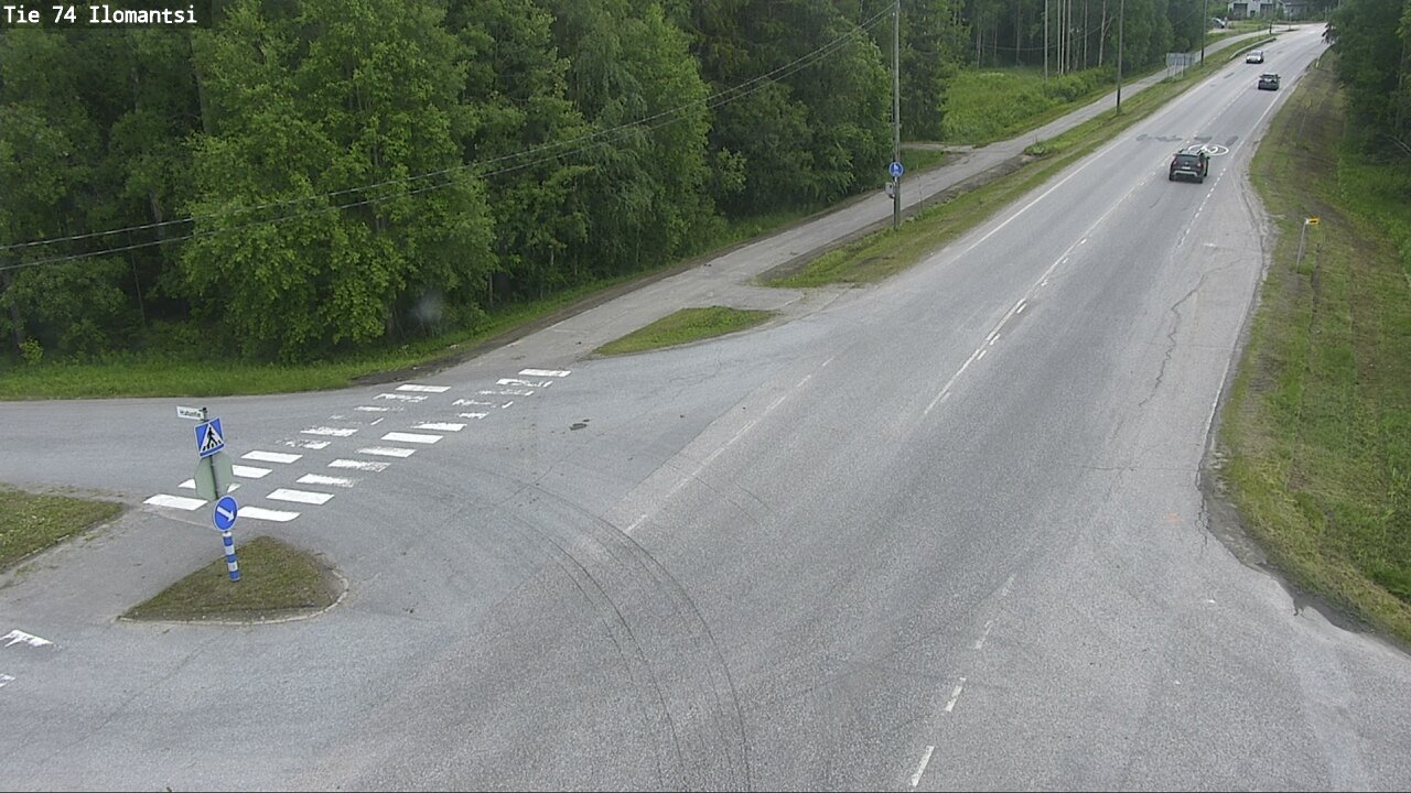 Weather Camera Image Väg 74 Ilomantsi, Ilomantsi, Pohjois-Karjala