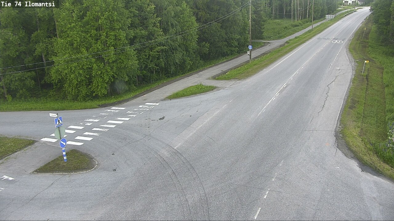 Weather Camera Image Väg 74 Ilomantsi, Ilomantsi, Pohjois-Karjala