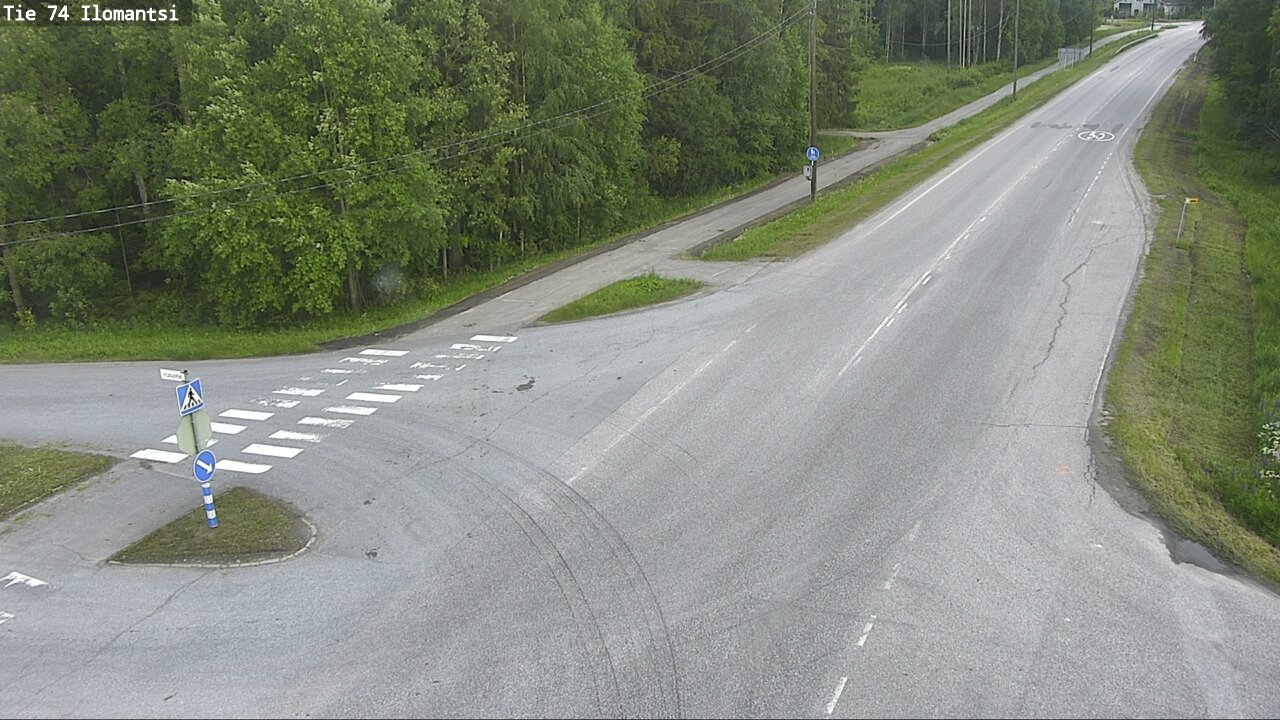 Weather Camera Image Väg 74 Ilomantsi, Ilomantsi, Pohjois-Karjala