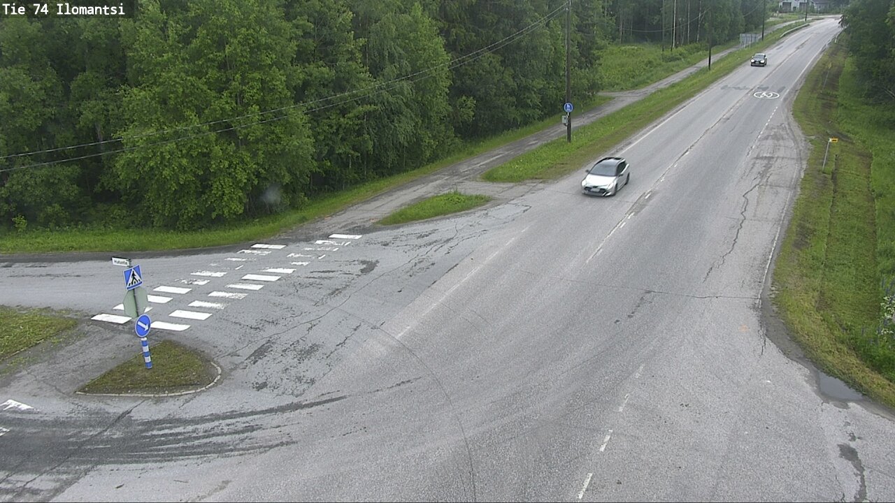 Weather Camera Image Väg 74 Ilomantsi, Ilomantsi, Pohjois-Karjala