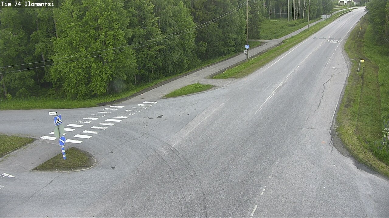 Weather Camera Image Väg 74 Ilomantsi, Ilomantsi, Pohjois-Karjala