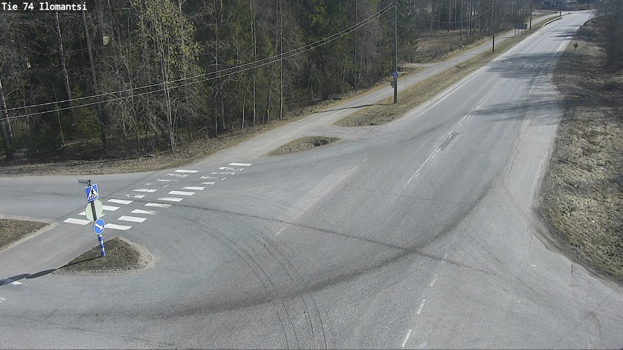Weather Camera Image Väg 74 Ilomantsi, Ilomantsi, Pohjois-Karjala