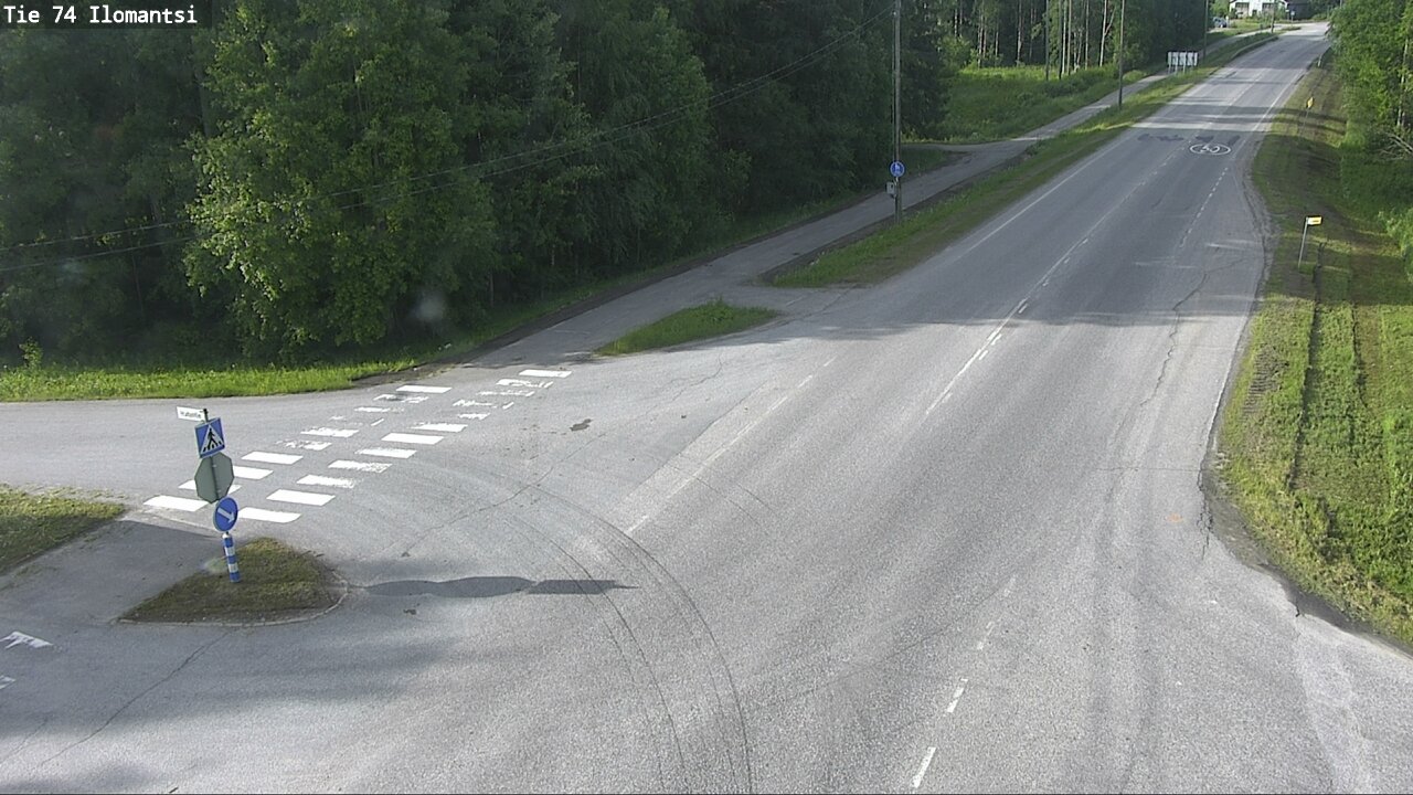 Weather Camera Image Väg 74 Ilomantsi, Ilomantsi, Pohjois-Karjala