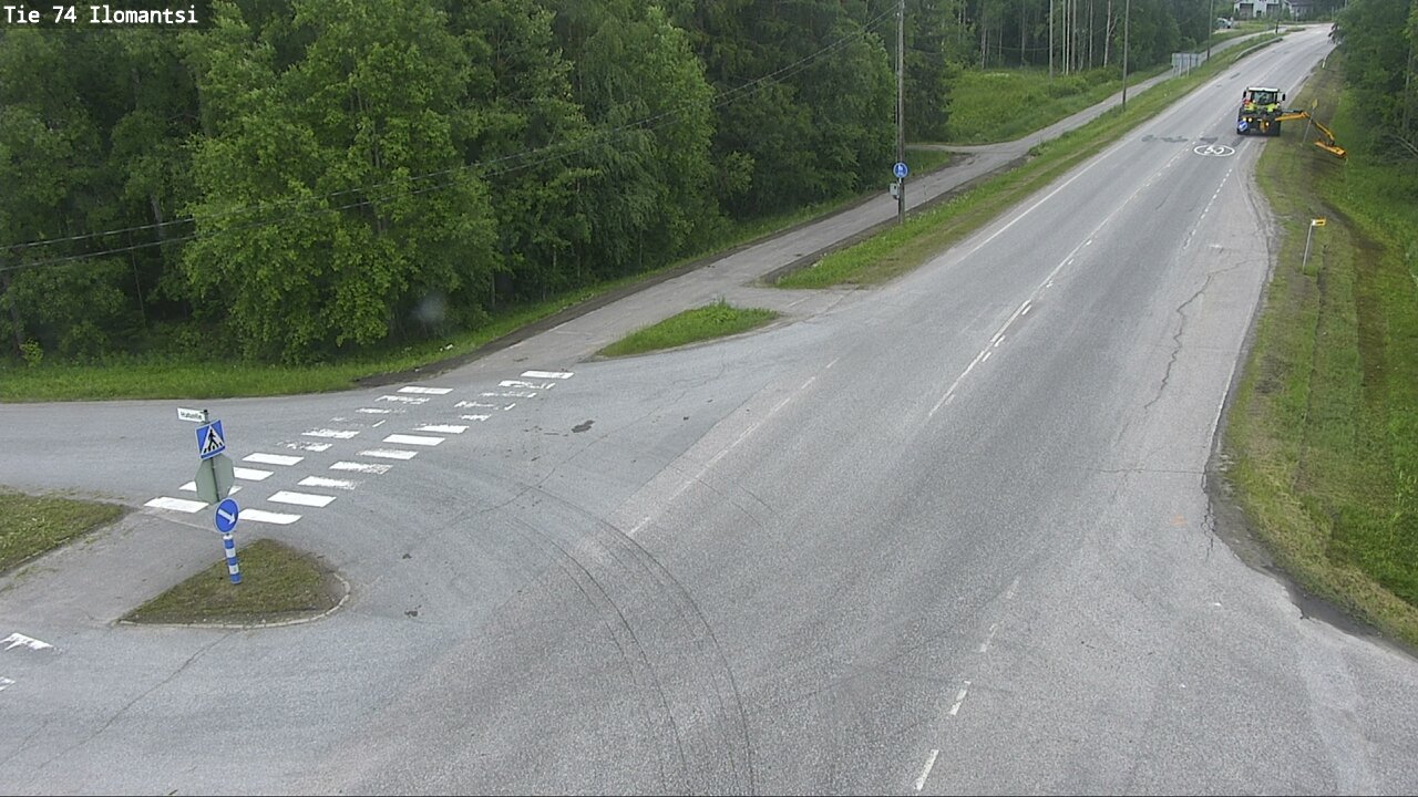 Weather Camera Image Väg 74 Ilomantsi, Ilomantsi, Pohjois-Karjala