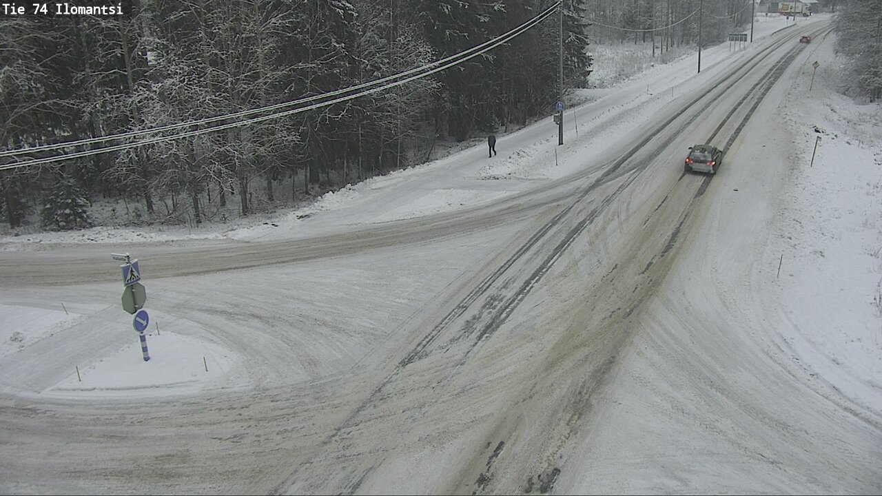 Weather Camera Image Väg 74 Ilomantsi, Ilomantsi, Pohjois-Karjala