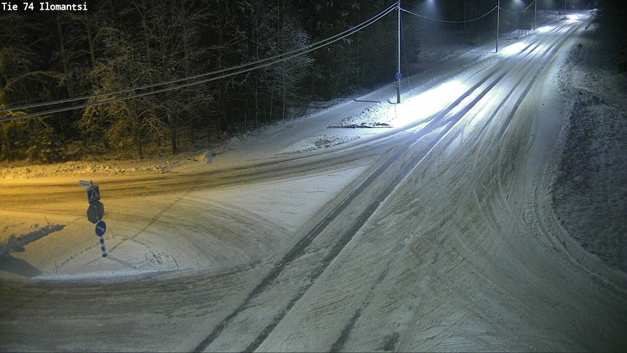 Weather Camera Image Väg 74 Ilomantsi, Ilomantsi, Pohjois-Karjala