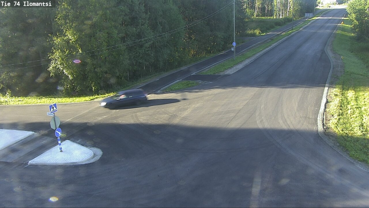 Weather Camera Image Road 74 Ilomantsi, Ilomantsi, Pohjois-Karjala