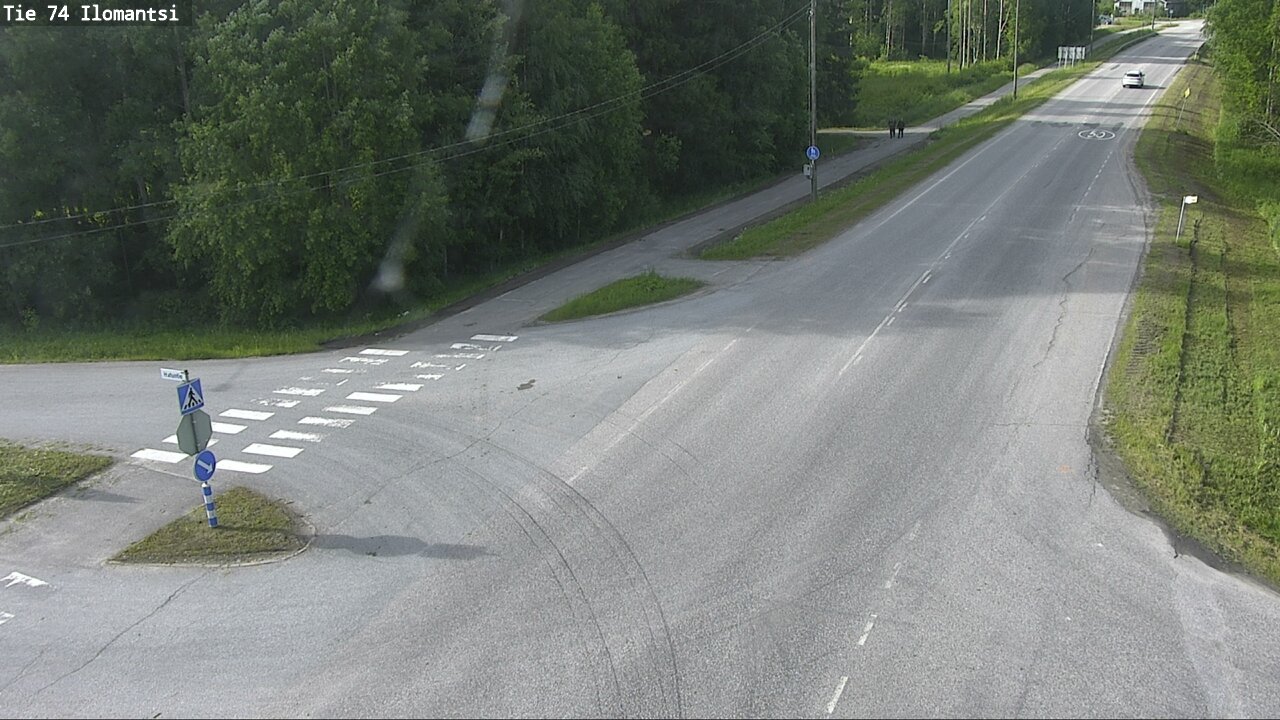 Weather Camera Image Väg 74 Ilomantsi, Ilomantsi, Pohjois-Karjala