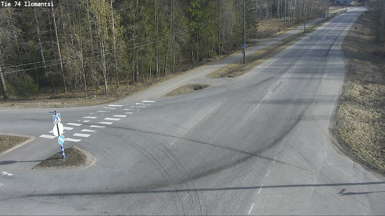 Weather Camera Image Väg 74 Ilomantsi, Ilomantsi, Pohjois-Karjala