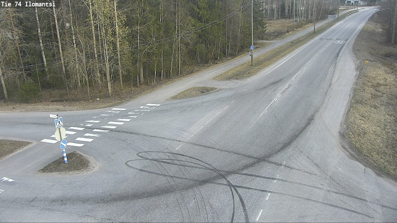 Weather Camera Image Väg 74 Ilomantsi, Ilomantsi, Pohjois-Karjala